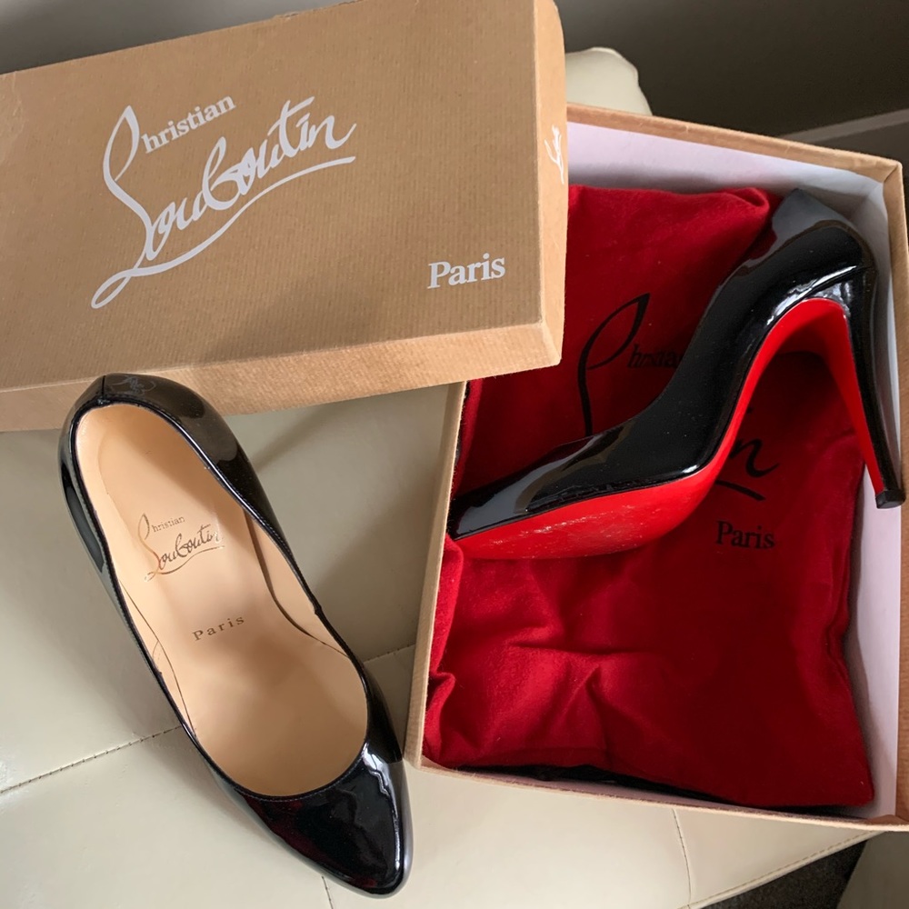 Christian Louboutin classic black pumps